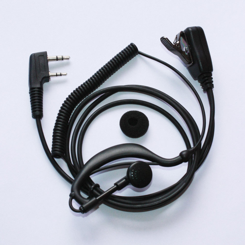 Headset Earhook Earpiece Mic for Kenwood two way radio TK2207 TK3207 TK2118 TK3118 TK2173 TK3173 TK2302 TK3302 TK2312 TK3312